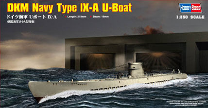 DKM NAVY TYPE IX-A U-BOAT 1/350 HOBBYBOSS