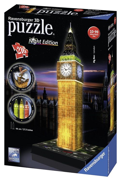 BIG BEN NIGHT EDITION PUZZLE 3D RAVENSBURGER