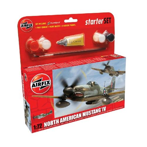 P-51D MUSTANG 1/72 STARTER SET AIRFIX