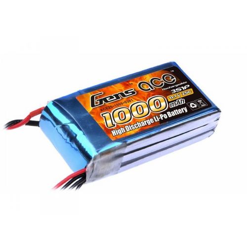 GENS ACE 1000mAh 11,1V 25C LIPO