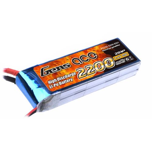 GENSACE 2200mAh 7,4V 25C LIPO