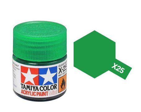 VERDE TRANSLUCIDO X25 10ML TAMIYA COLORS