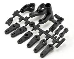HORN SERVOS + BRAZOS DE PLÁSTICO DE DIRECCIÓN SWORKZ