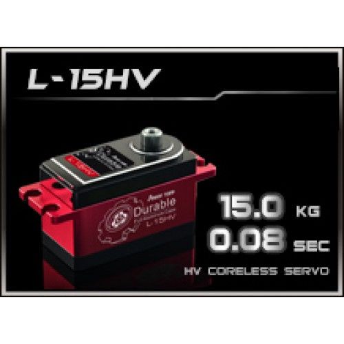 SERVO L15HV 15KG/0.08s @7.4v POWERHD PERFIL BAJO