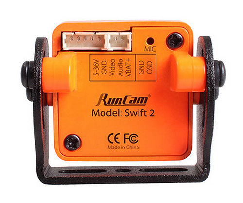 RUNCAM SWIFT 2 600TVL 2.5MM 130º NARANJA