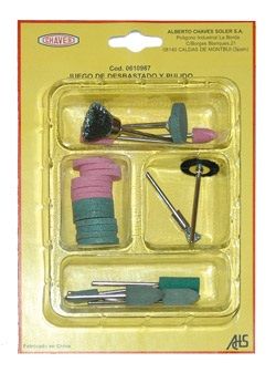 JUEGO DESBASTADO Y PULIDO ACCESORIOS DREMEL