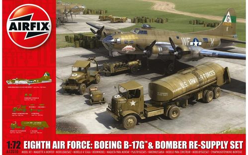 B-17G CON VEHICULOS TIERRA 1/72 AIRFIX