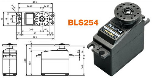 SERVO BLS254 BRUSHLESS (GY520) FUTABA