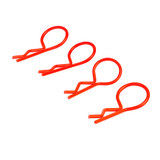 CLIPS CARROCERIA ROJO 1/8 4UDS TEAM C