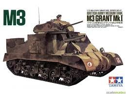 TANQUE M3 GRANT MK1 BRITANICO 1/35 TAMIYA