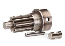 PIÑON MOTOR DELANTERO CON PASADOR EN CRUZ - TRAXXAS