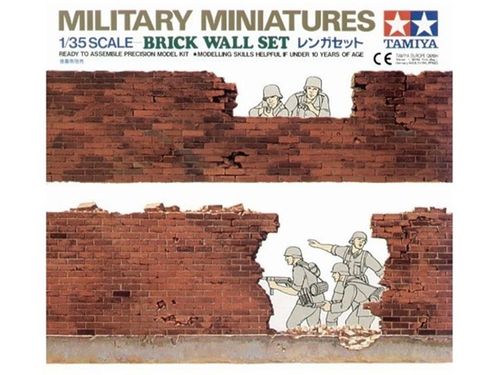 SET PARED LADRILLOS 1/35 TAMIYA