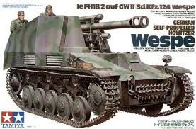 SDKFZ 124 WESPE ARTILLERIA AUTOPROPULSADA 1/35 TAMIYA