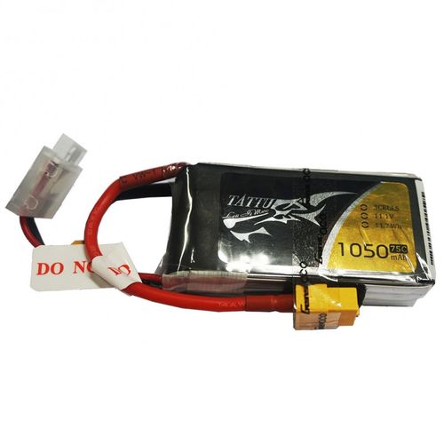 TATTU 650mAH 11.1V 75C XT30 BATERIA LIPO 3S