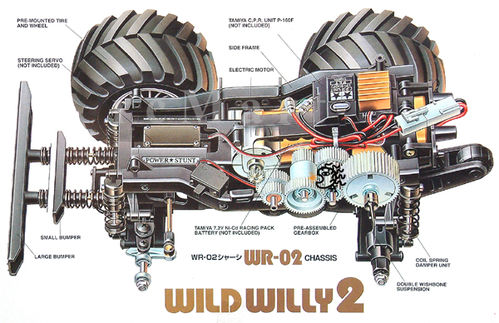 WILD WILLY 2 COCHE RC 1/10 TAMIYA