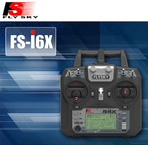 EMISORA FSI6X 6CH + RX FSIA6B I-BUS FLYSKY PROGRAMABLE TELEMETRIA