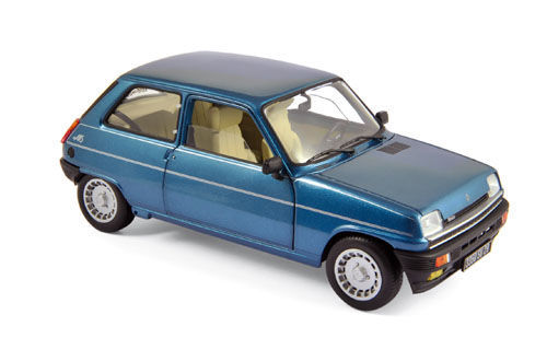 RENAUL 5 ALPINE TURBO 1/18 1981 AZUL MARINO NOREV