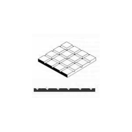 EVERGREEN PLANCHA 1MM 1.6X1.6 150X300MM