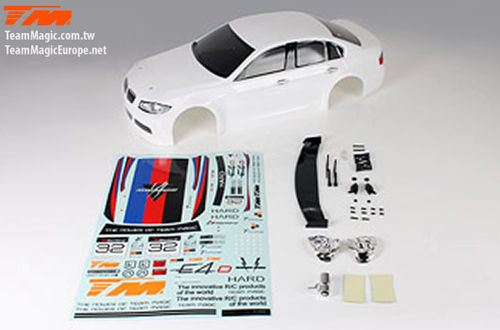 CARROCERIA BMW 320 BLANCO 190MM 1/10 TEAM MAGIC