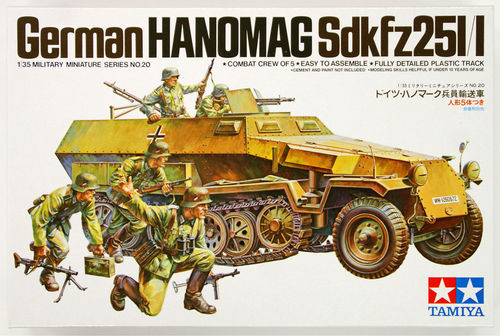 HANOMAG SDKFZ251/1 1/35 TAMIYA