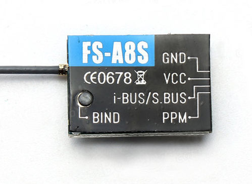 RECEPTOR 8CH i-BUS MINI FS-A8S PPM SBUS FLYSKY