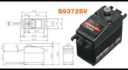 SERVO FUTABA S9372SV SBUS 2 HV