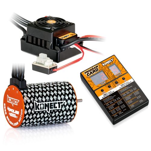 COMBO 4000KV+50AMP BRUSHLESS 1/10 KONECT