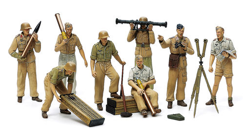 ARTILLEROS AFRIKA KORPS 1/35 TAMIYA