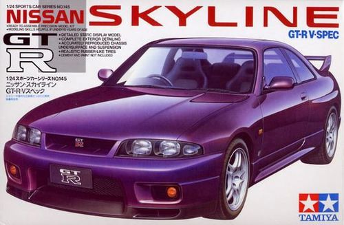 NISSAN SKYLINE GT-R V-SPEC 1/24 TAMIYA