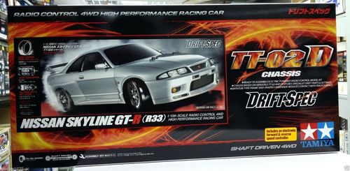 TT02D SKYLINE GTR R33 DRIFT 1/10 TAMIYA KIT