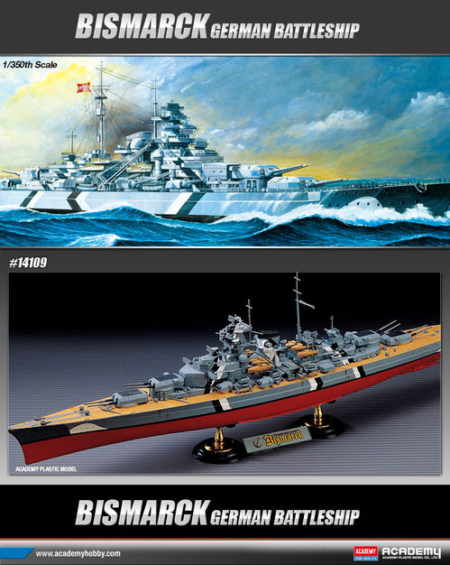 BISMARCK 1/350 ACORAZADO ACADEMY