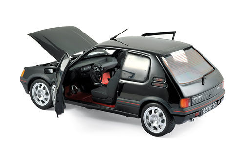 PEUGEOT 205 GTi 1.9 1988 NEGRO 1/18 NOREV