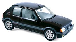 PEUGEOT 205 GTi 1.9 1988 NEGRO 1/18 NOREV