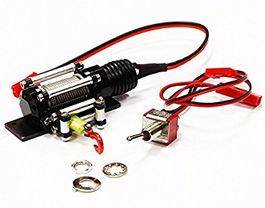 WINCH METÁLICO PLATEADO PARA CRAWLER CON INTERRUPTOR