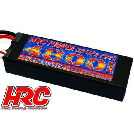 LIPO 4800MAH 3S 70C HARDCASE HRC