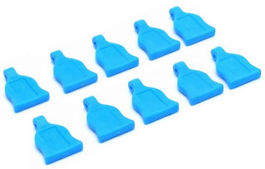TIRADOR CLIP CARROCERIA AZUL 10UDS HRC