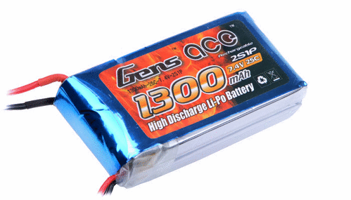 GENS ACE 1300mAh 7,4V 25C LIPO