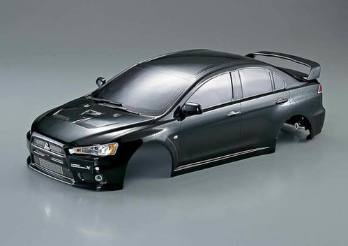 CARROCERIA LANCER EVOLUTION X 1/10 NEGRO KILLERBODY