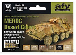 MERDC DESERT COLORS MODELAIR SET VALLEJO