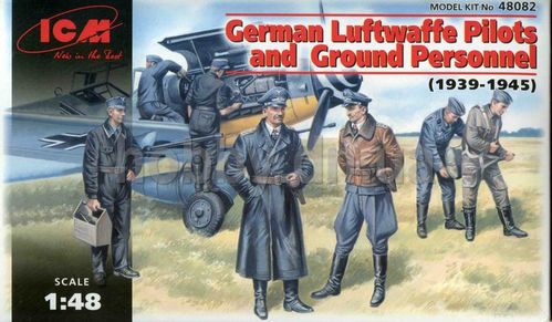 PILOTOS Y PERSONAL DE TIERRA LUFTWAFFE 1/48 ICM