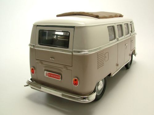 VOLKSWAGEN T1 FURGONETA CREMA 1/18 YAT MING