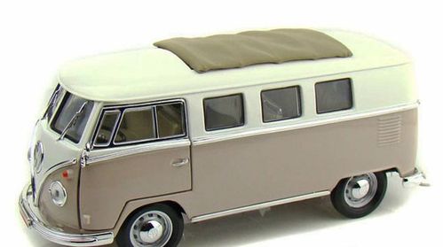 VOLKSWAGEN T1 FURGONETA CREMA 1/18 YAT MING