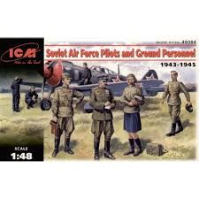 PERSONAL Y PILOTOS SOVIÉTICOS 1/48 ICM