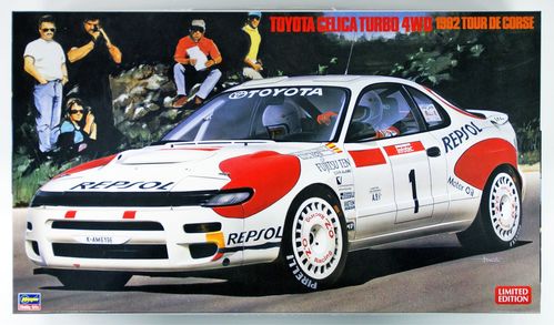 TOYOTA CELICA TURBO 4WD 1992 TOUR DE CORSE 1/24 HASEGAWA