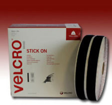 CINTA VELCRO ADHESIVA 20MM NEGRO 1METRO