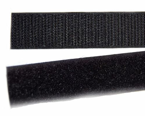 CINTA VELCRO ADHESIVA 20MM NEGRO 1METRO