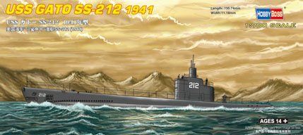 USS GATO SS-212 1941 1/700 HOBBYBOSS