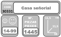 CASA SEÑORIAL SET CERAMICA KERANOVA