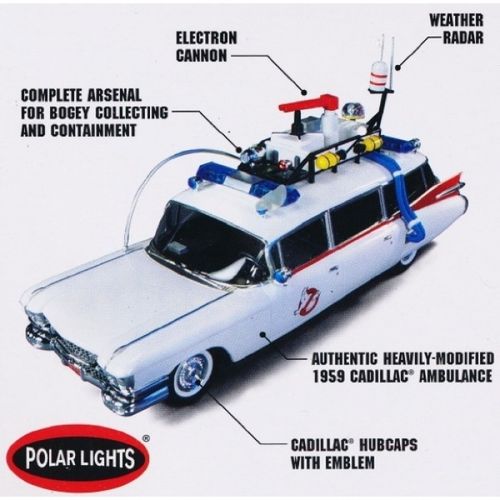 COCHE CAZAFANTASMAS ECTO-1 1/25 POLAR LIGHTS