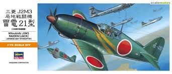 MITSUBISHI J2M3  RAIDEN (JACK) 1/72 HASEGAWA